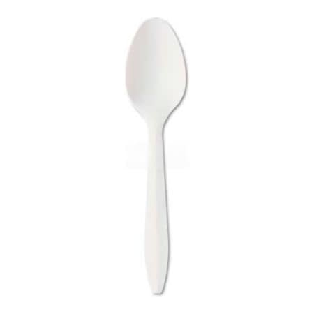 Boardwalk Plastic Teaspoons, White, 1000/Carton MWPPTS